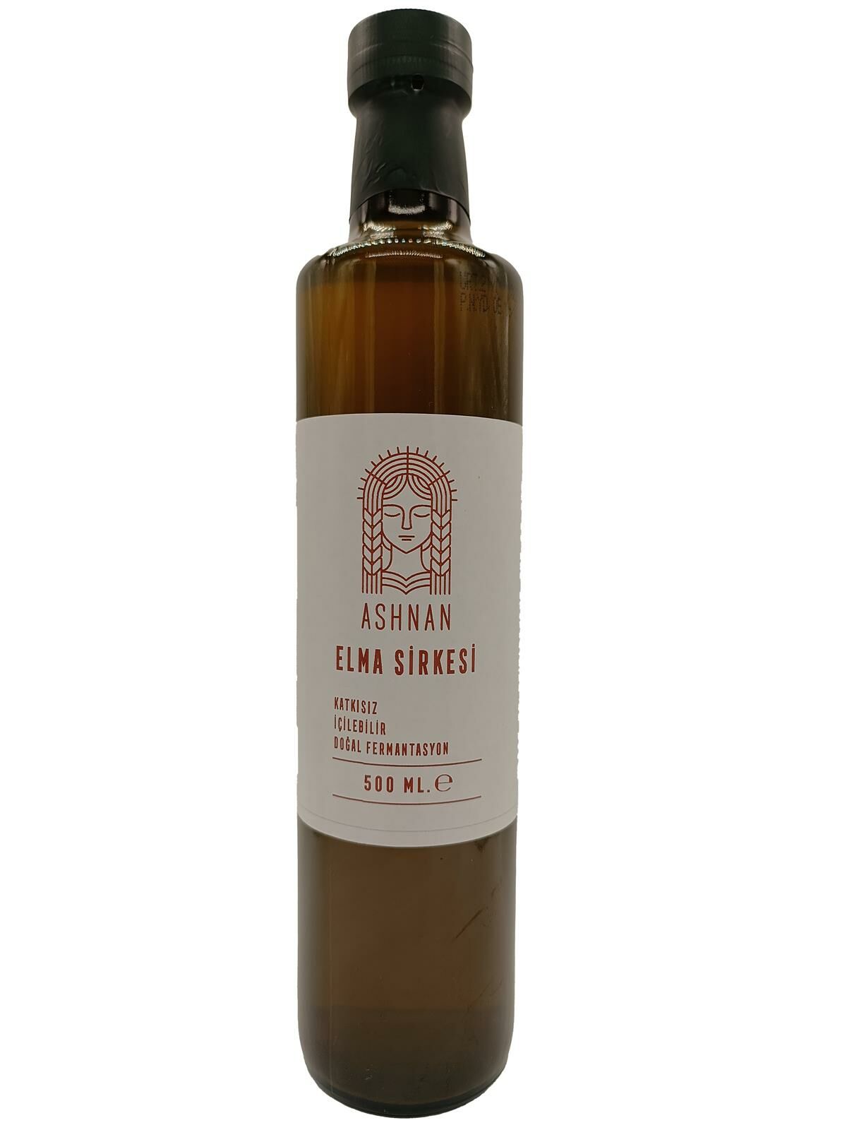 Ashnan Elma Sirkesi 500 ml (Doğal Fermantasyon- Katkısız- Filitresiz)