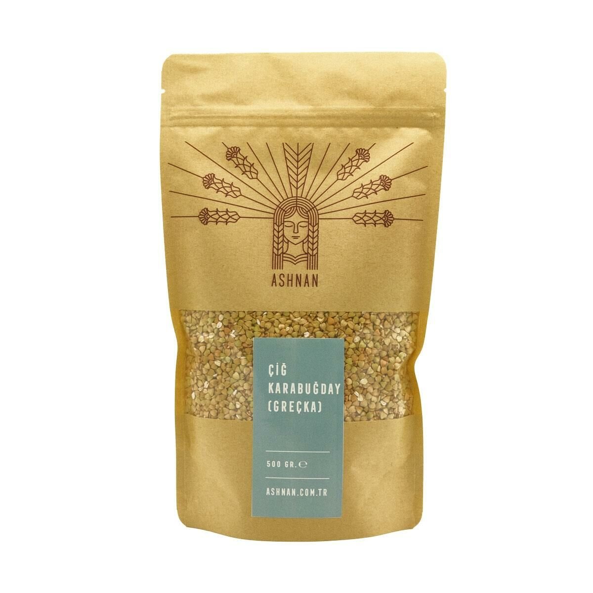 Ashnan Çiğ Karabuğday (Greçka) 500g Glutensiz