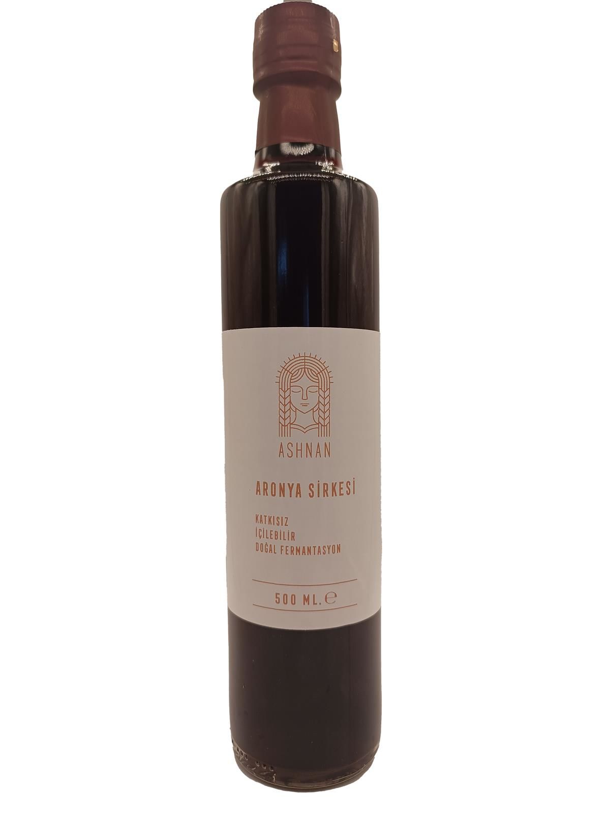 Ashnan Aronya Sirkesi 500 ml ( Doğal Fermantasyon Filitresiz Aronia Sirkesi )