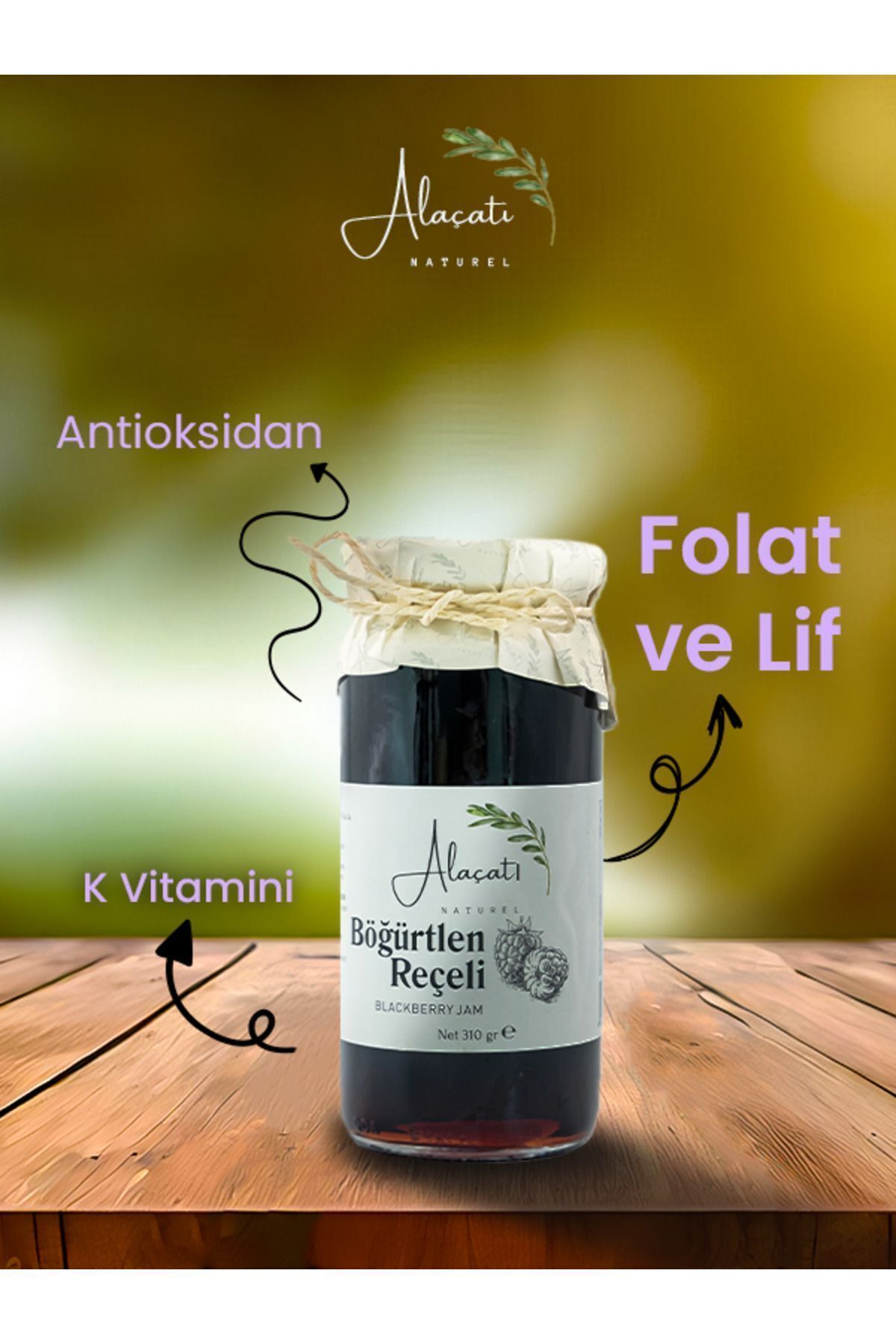 Böğürtlen Reçeli - 300g