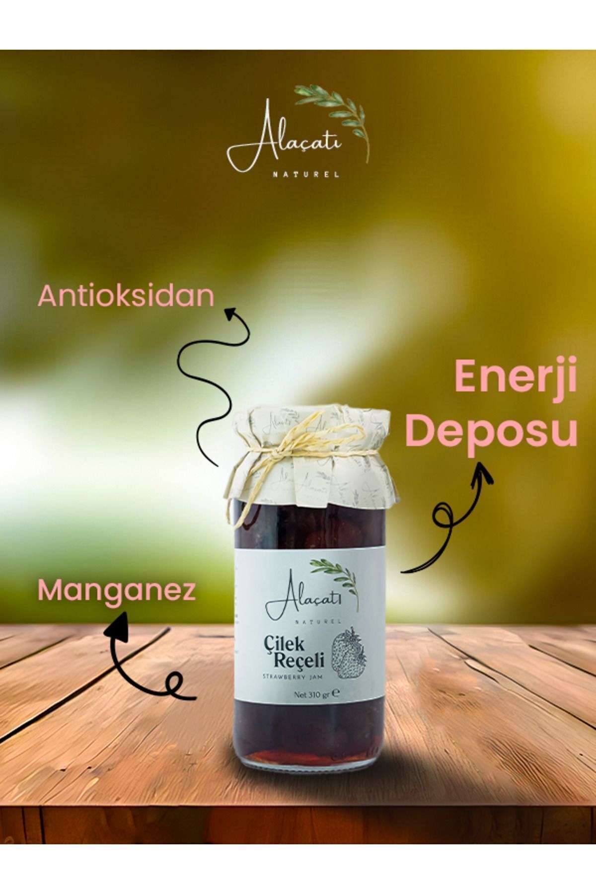 Çilek Reçeli - 300g