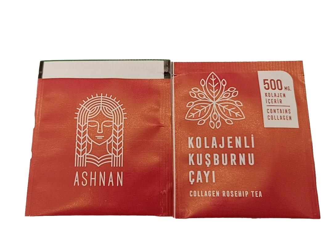 Kolajenli Yeşil Çay + Kolajenli Kuşburnu Çayı İkili Paket Collagen