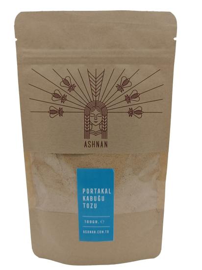 Ashnan Portakal Kabuğu Tozu 100g ( Glutensiz, katkısız, doğal)