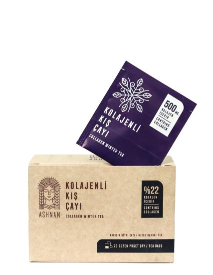 Ashnan Kolajenli Kış Çayı Zarflı Süzen 20 Li