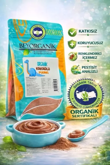 Beyorganik Organik Kakaolu Puding 200gr