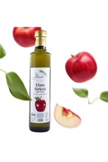 Alaçatı Naturel Elma Sirkesi Doğal Fermente 500 ml e