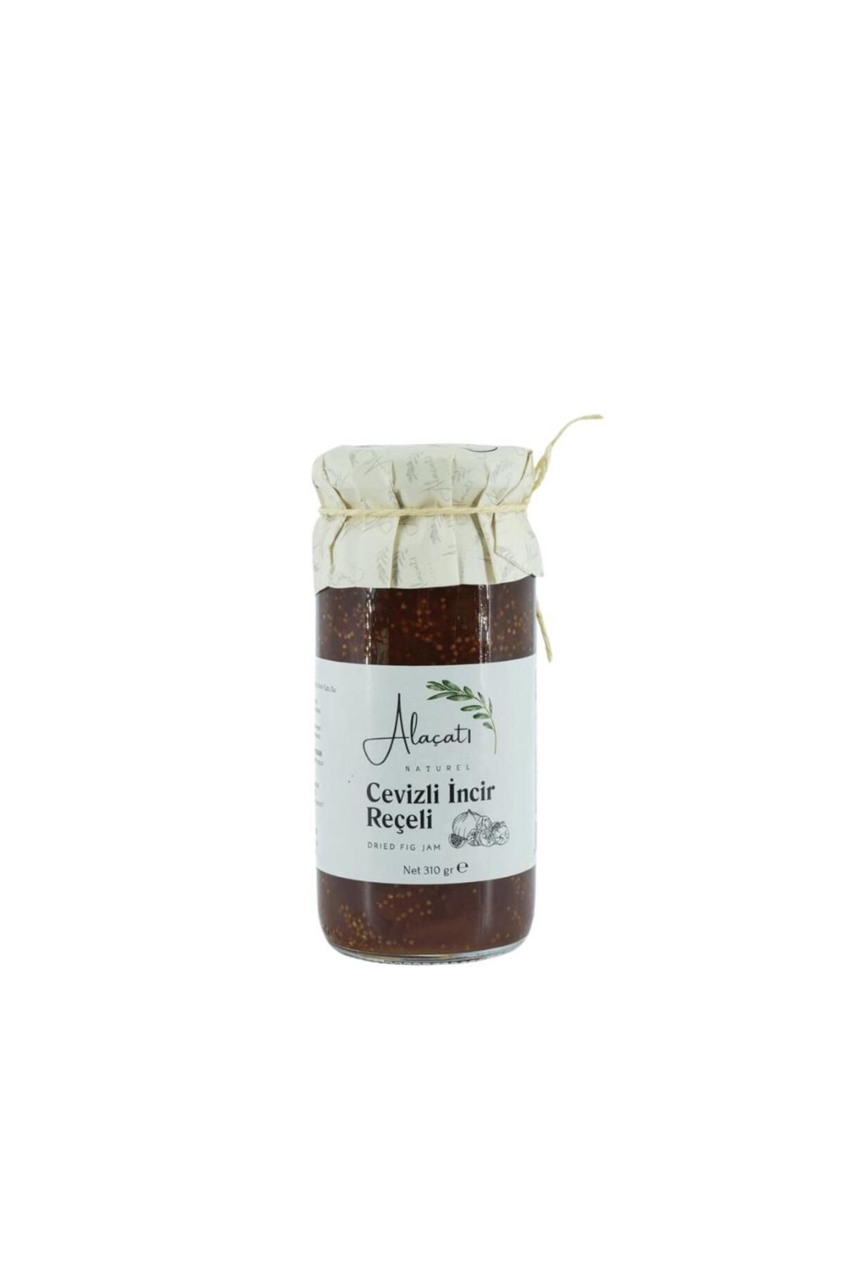 Alaçatı Naturel Cevizli İncir Reçeli Doğal Meyveli Katkısız Reçel 300 g e