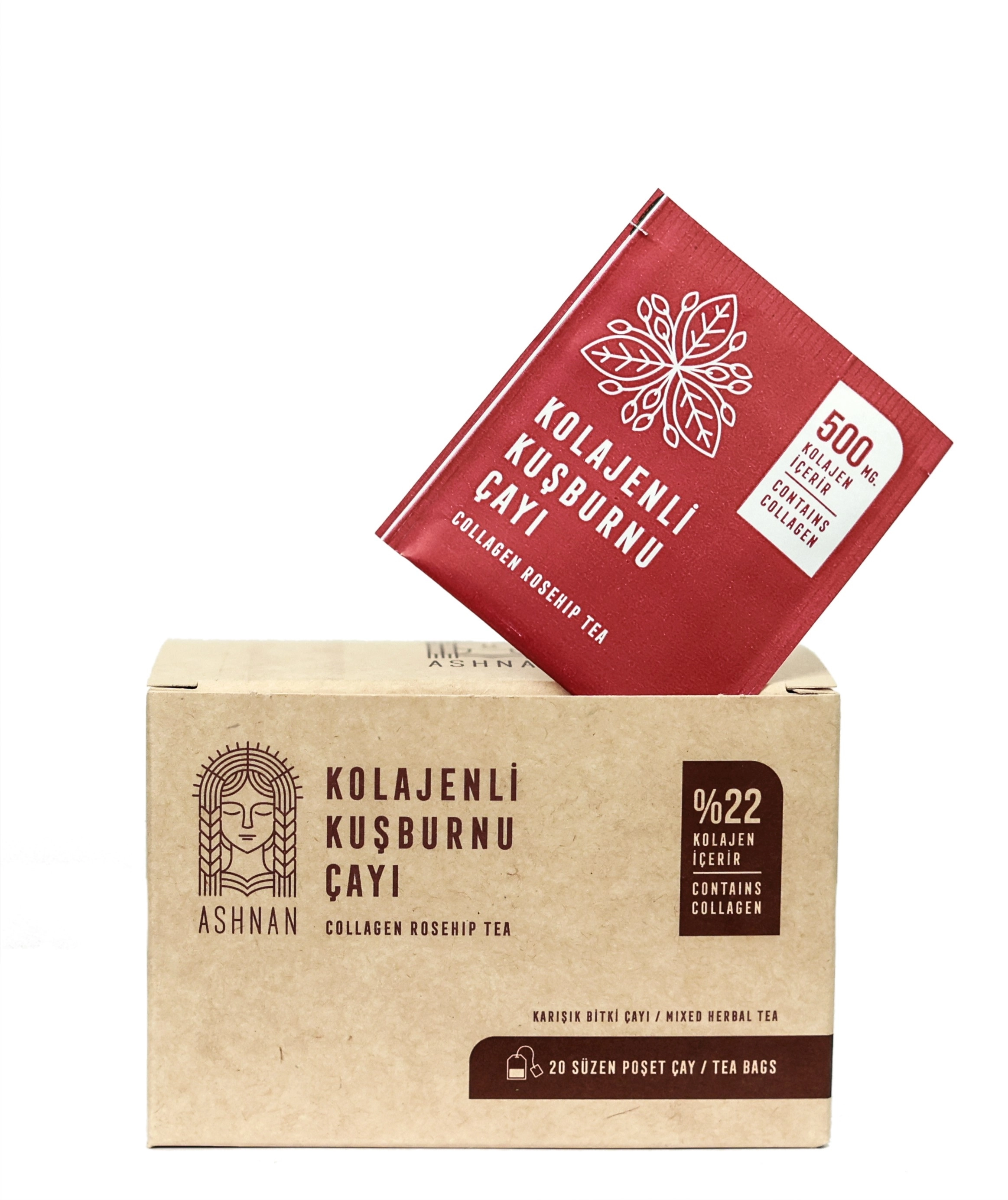 Ashnan Kolajenli Kuşburnu Çayı Zarflı Süzen 20 Li